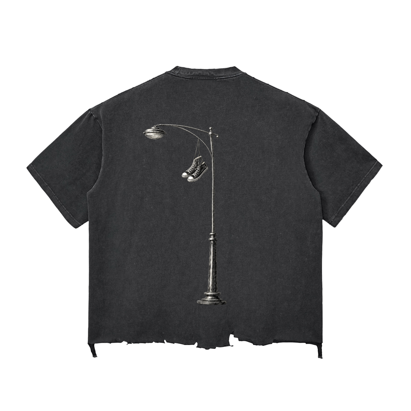 LA REP Raw-Hem Boxy T-shirt