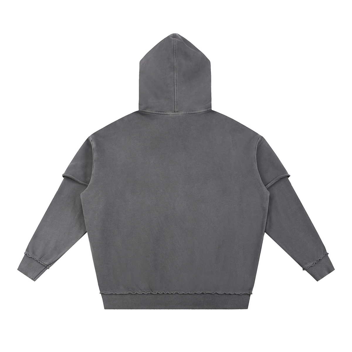 LA COUNTY - Representative Raw Edge Double Layered Hoodie (set)