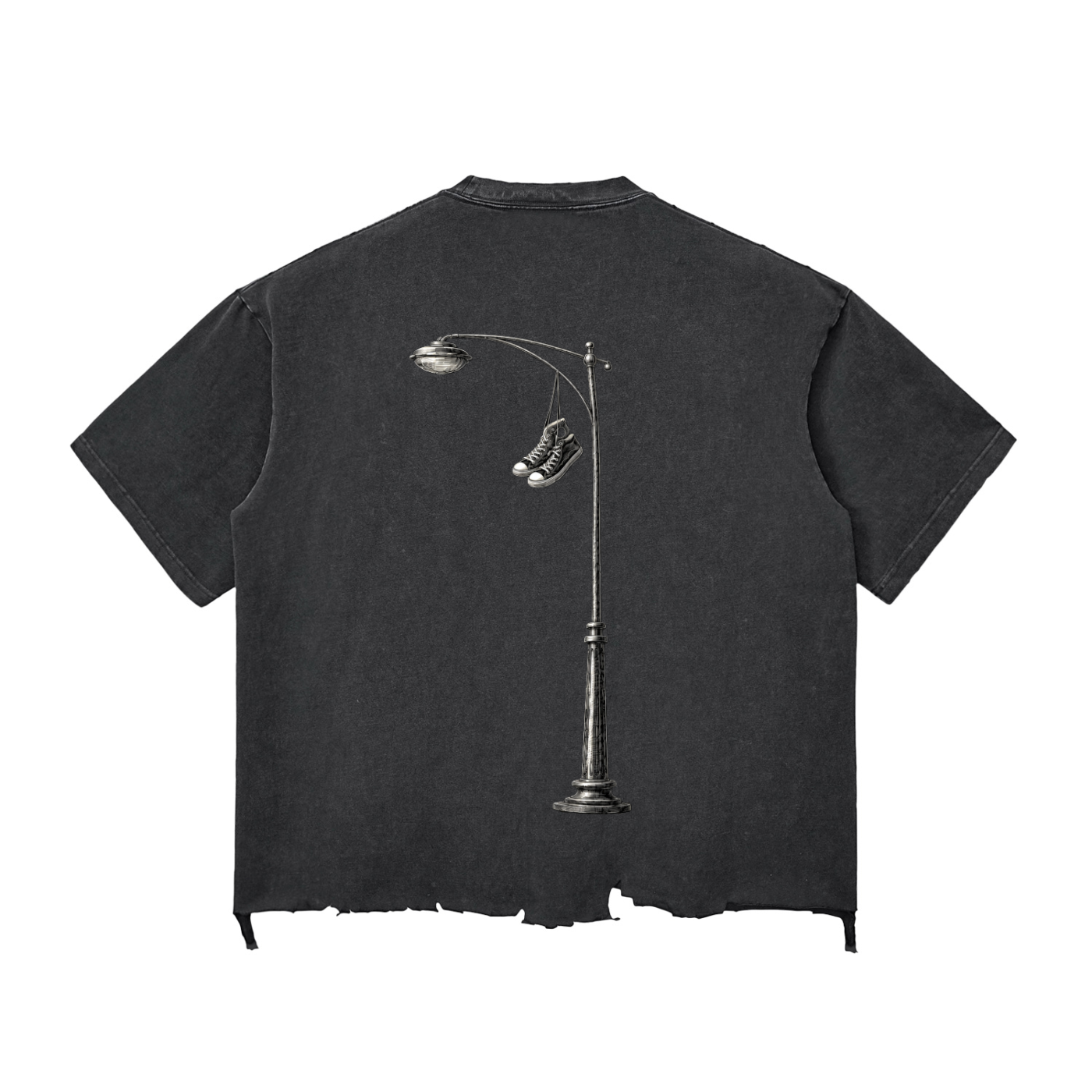 LA REP Raw-Hem Boxy T-shirt