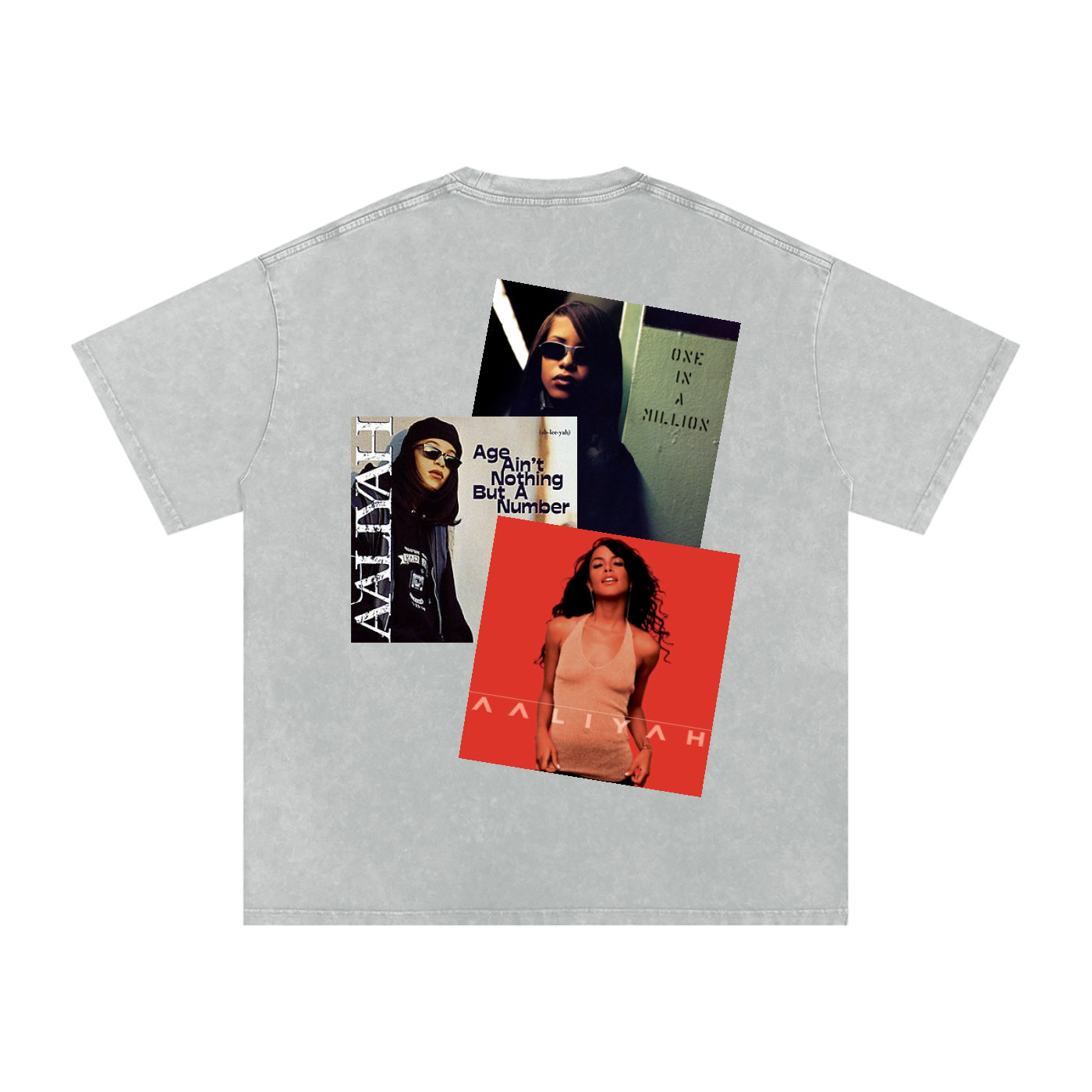 Aaliyah SONG cover vintage Cotton T-Shirt