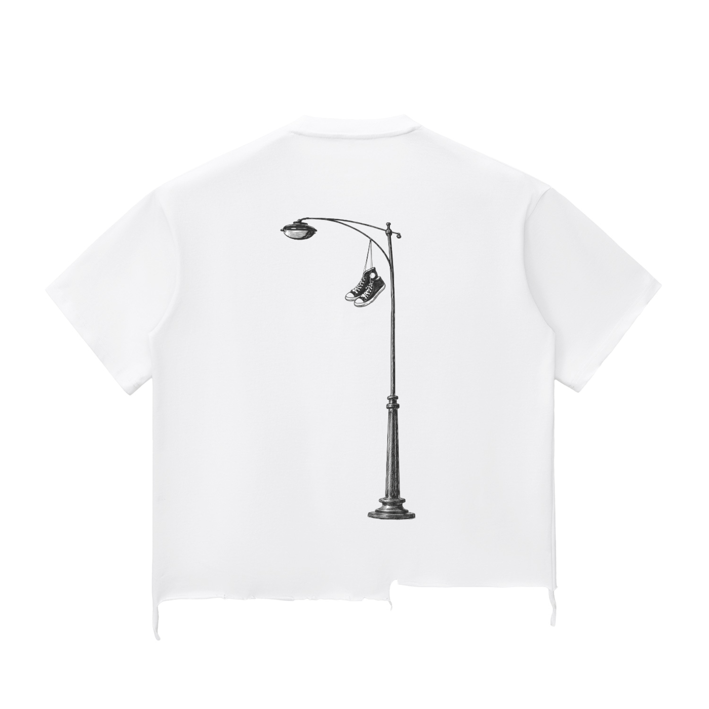 Long Beach REP! Raw-Hem Boxy T-shirt