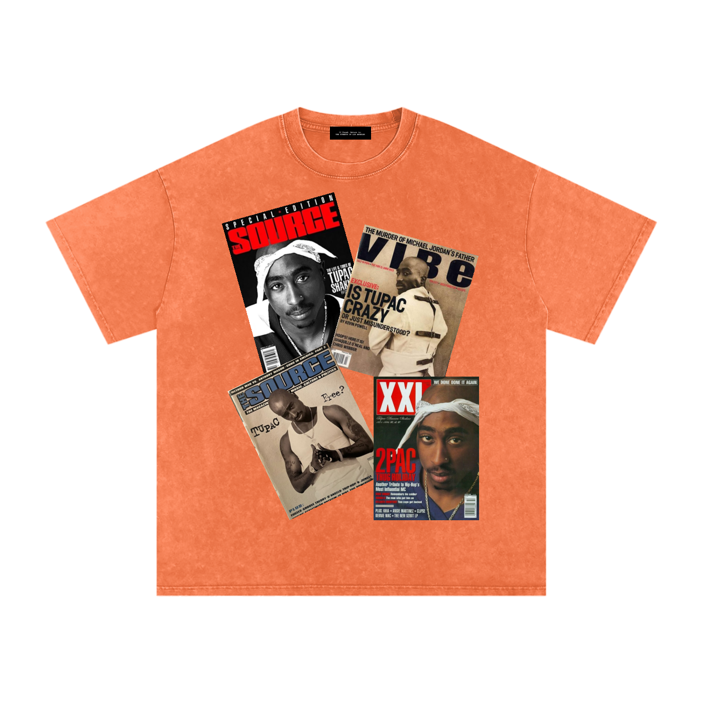 2pac Magazine Cover Oversized T-Shirt