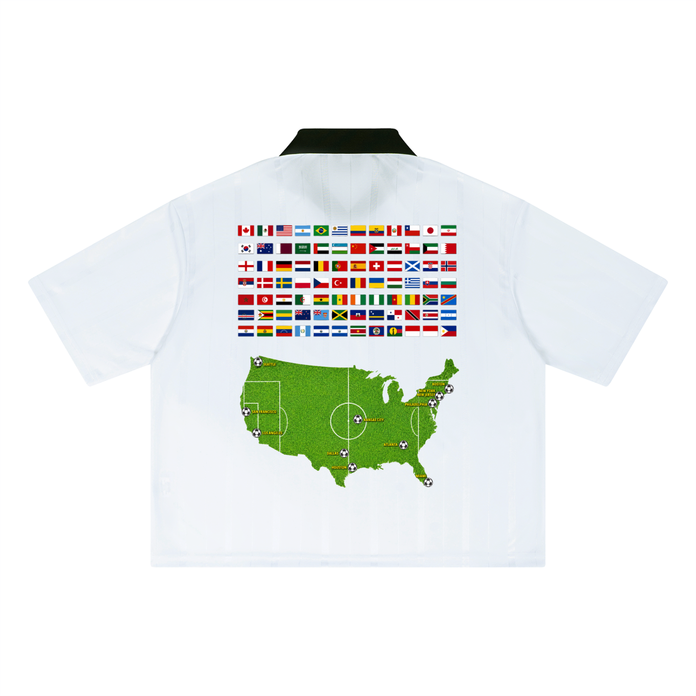2026 World Cup Striped Boxy Soccer Jersey