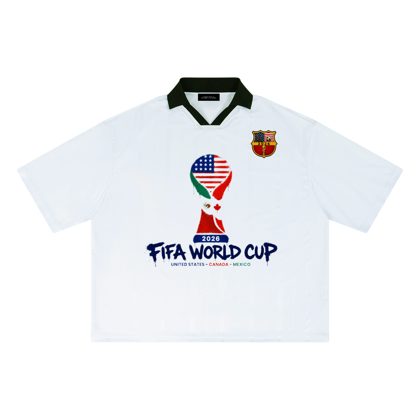 2026 World Cup Striped Boxy Soccer Jersey