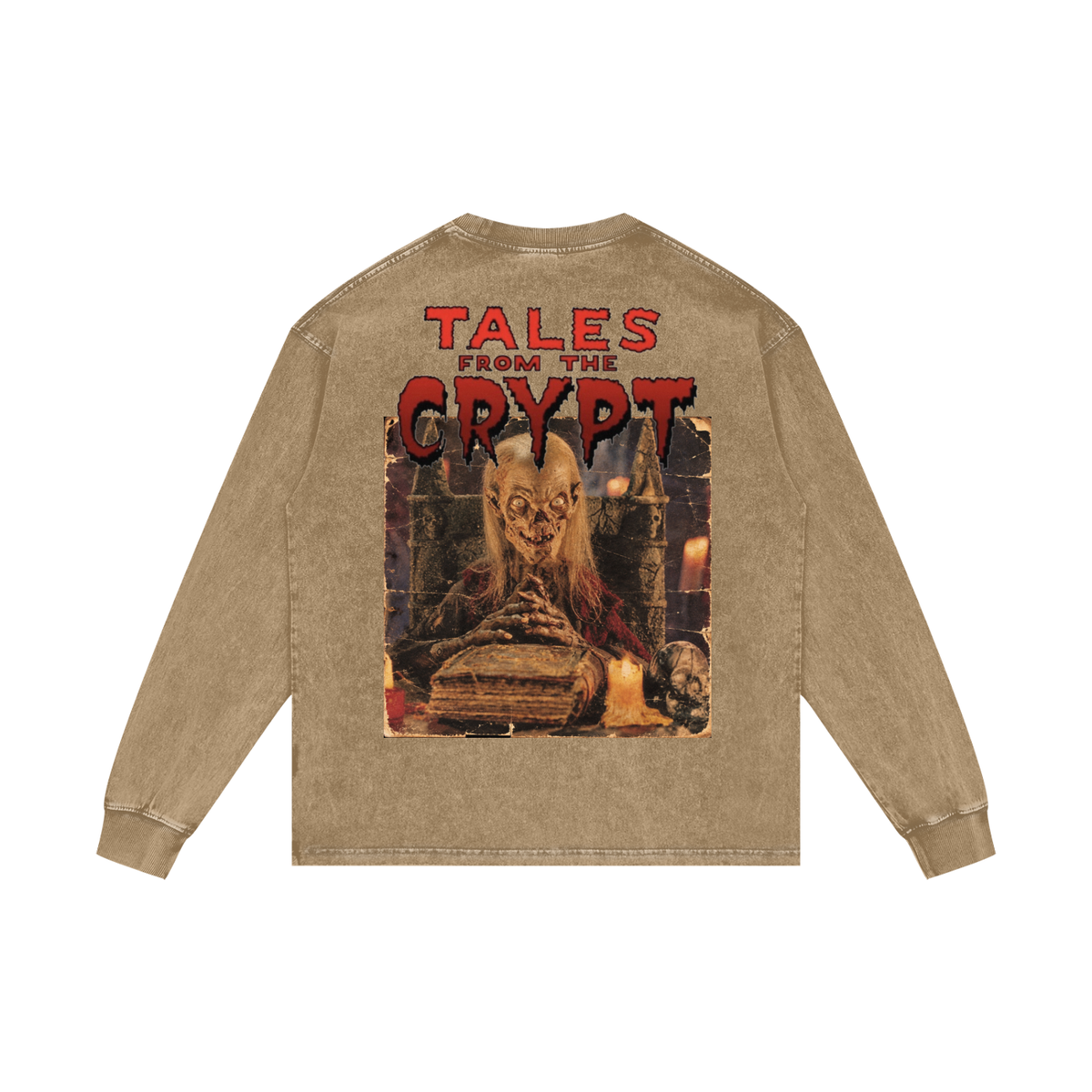 Tales from the Crypt Acid Wash Long Sleeve T-Shirt
