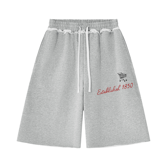 ESTABLISHED Heavyweight Raw Edge Shorts