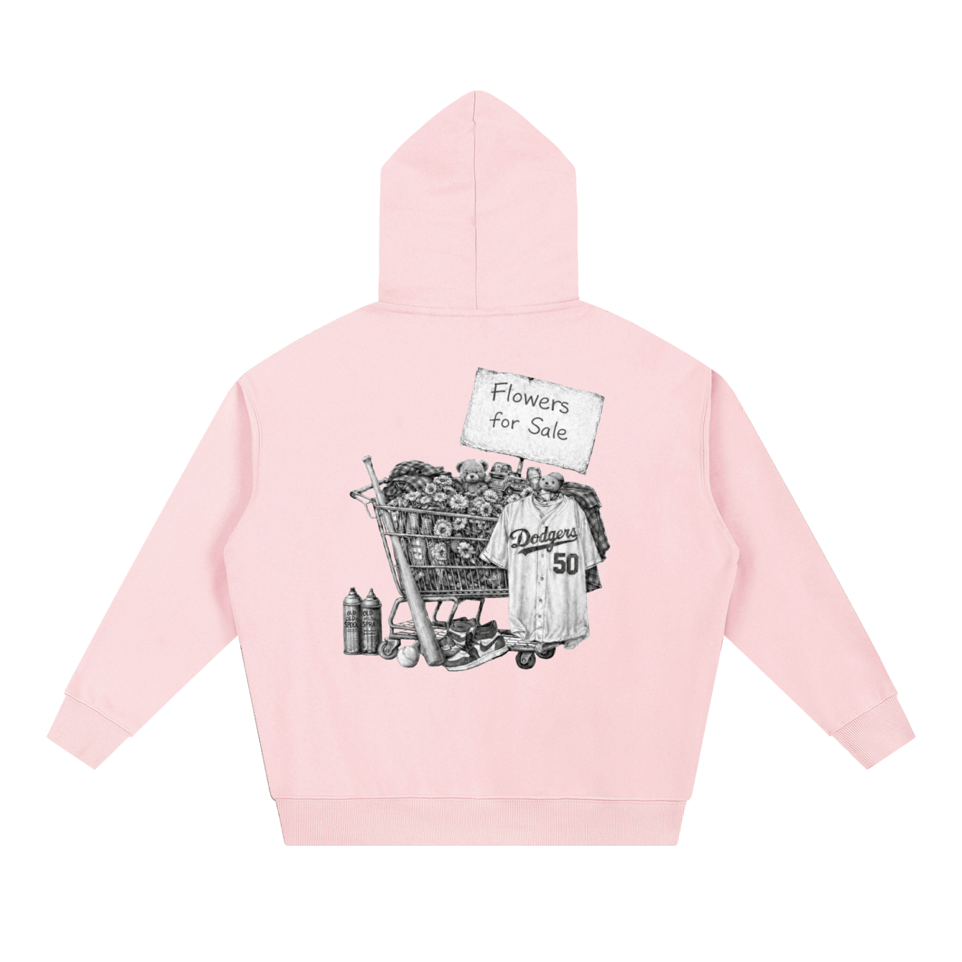 LA- flowers for sale- Essential Heavyweight Hoodie