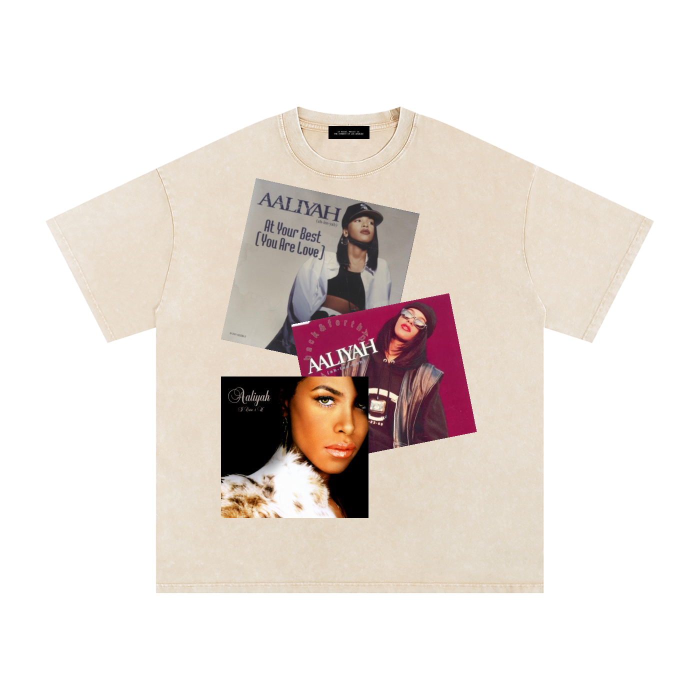 Aaliyah SONG cover vintage Cotton T-Shirt