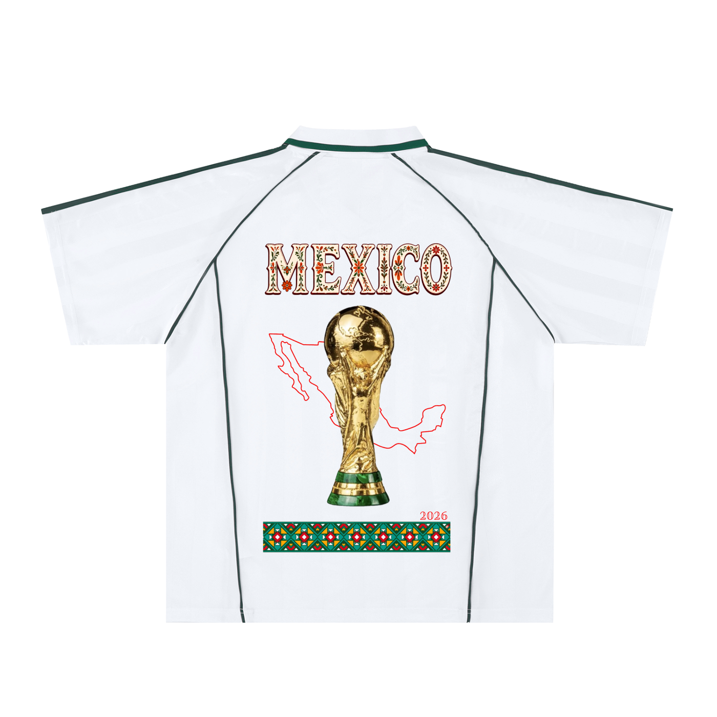 WHITE Mexico World Cup Soccer Jersey