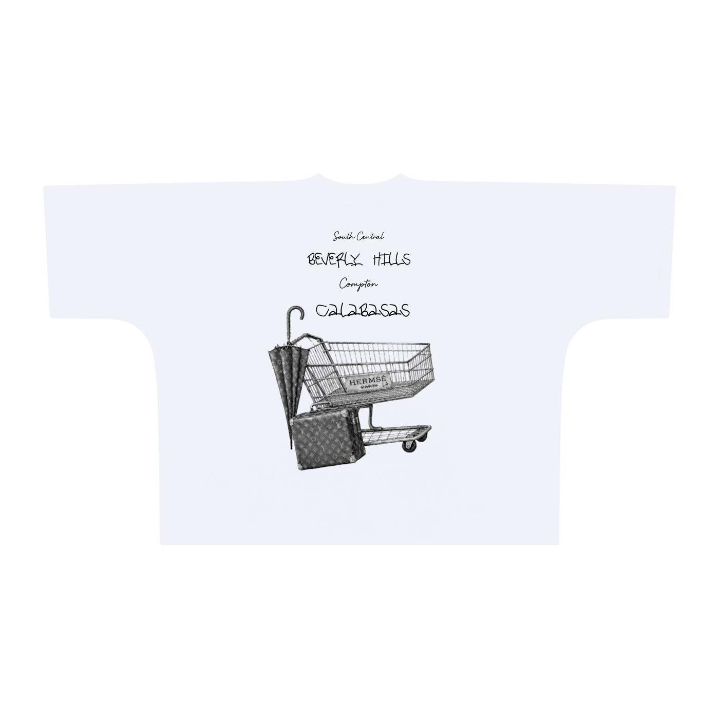 Luxury Hoods / Oversized One-Piece Boxy T-Shirt