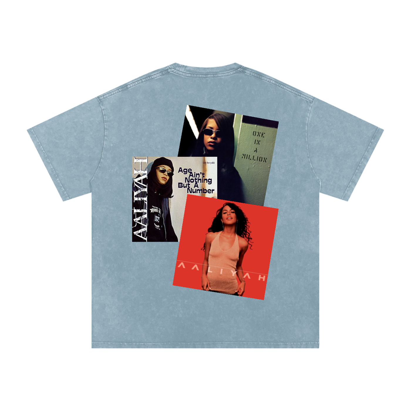 Aaliyah SONG cover vintage Cotton T-Shirt