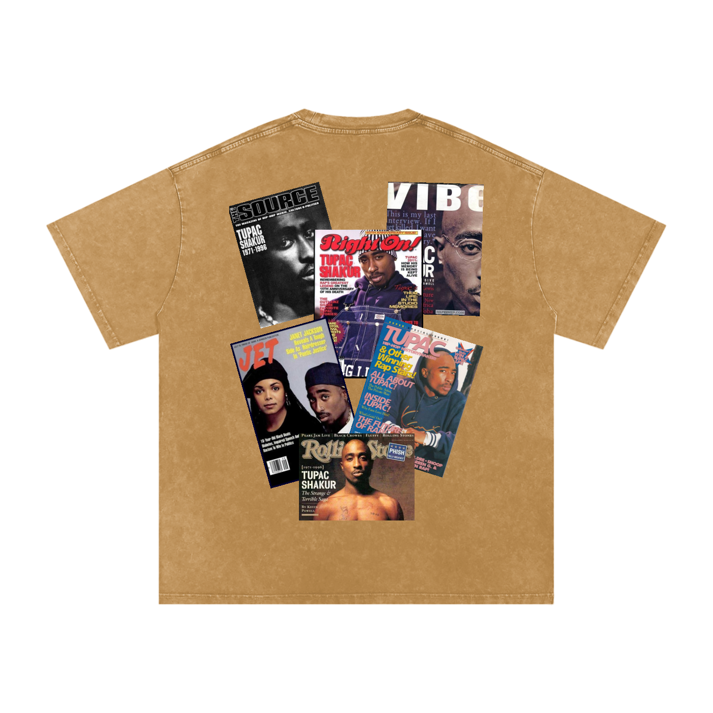 2pac Magazine Cover Oversized T-Shirt