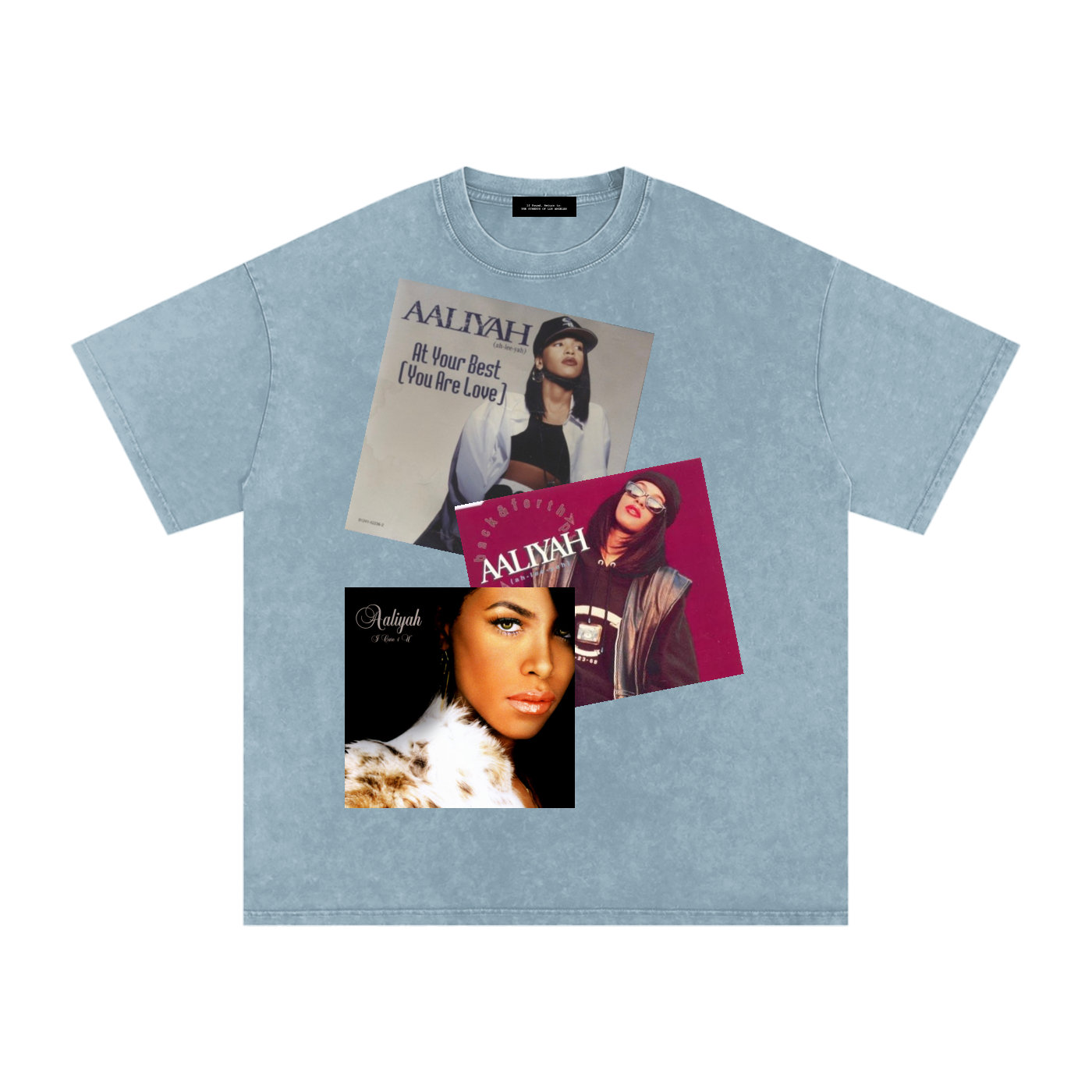 Aaliyah SONG cover vintage Cotton T-Shirt