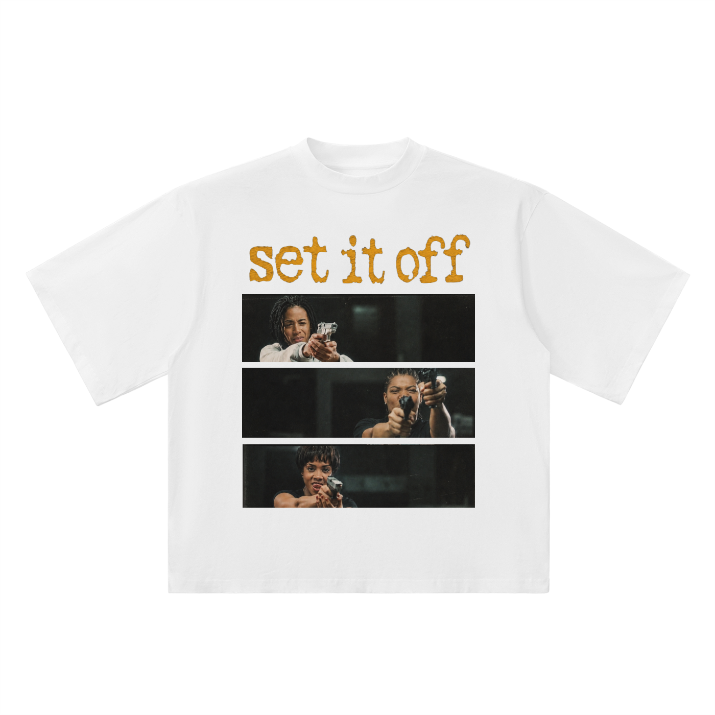 SET IT OFF 1996 -Oversized Drop Shoulder T-Shirt