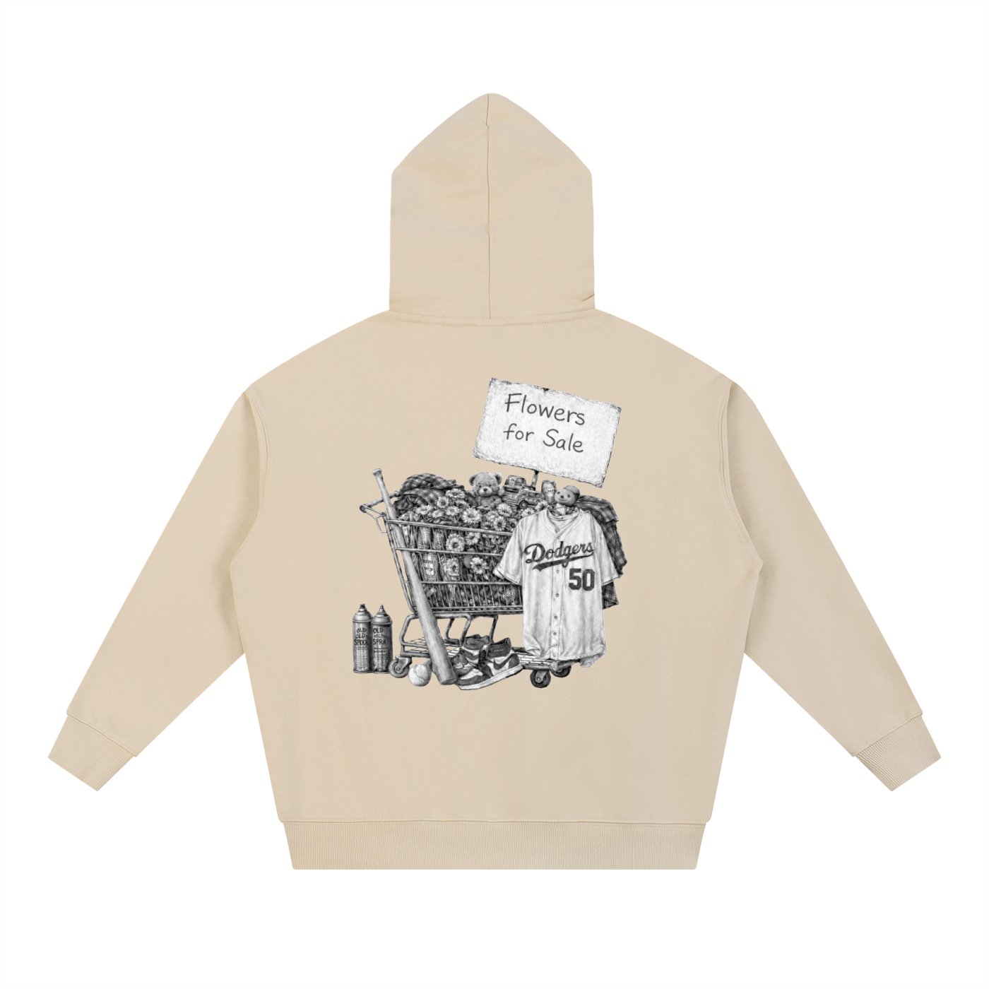 LA- flowers for sale- Essential Heavyweight Hoodie