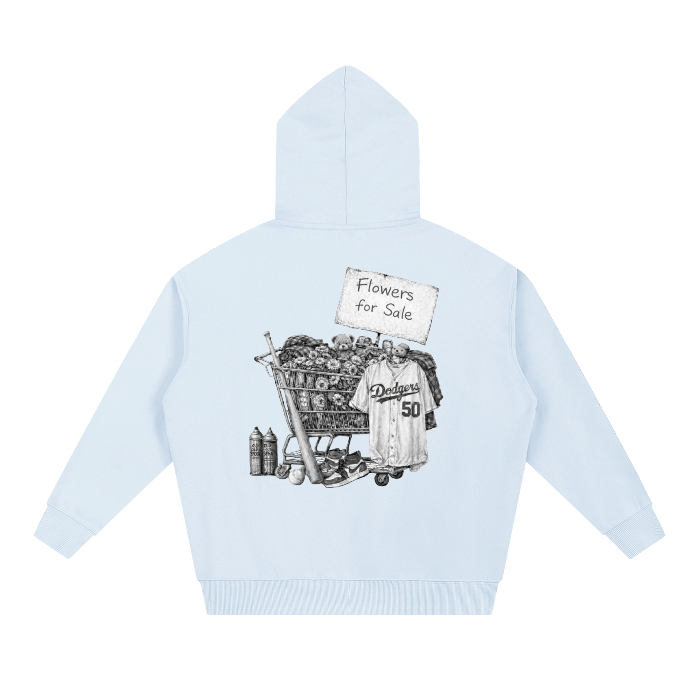 LA- flowers for sale- Essential Heavyweight Hoodie