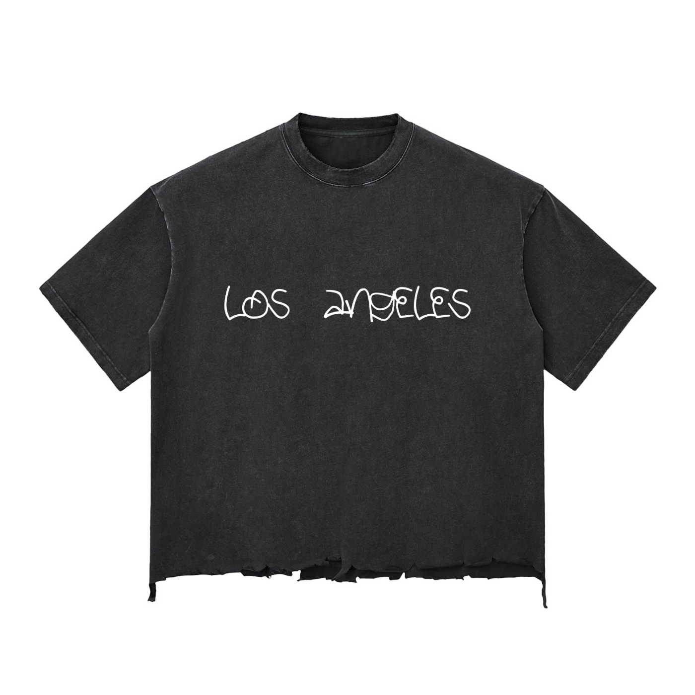 LA REP Raw-Hem Boxy T-shirt