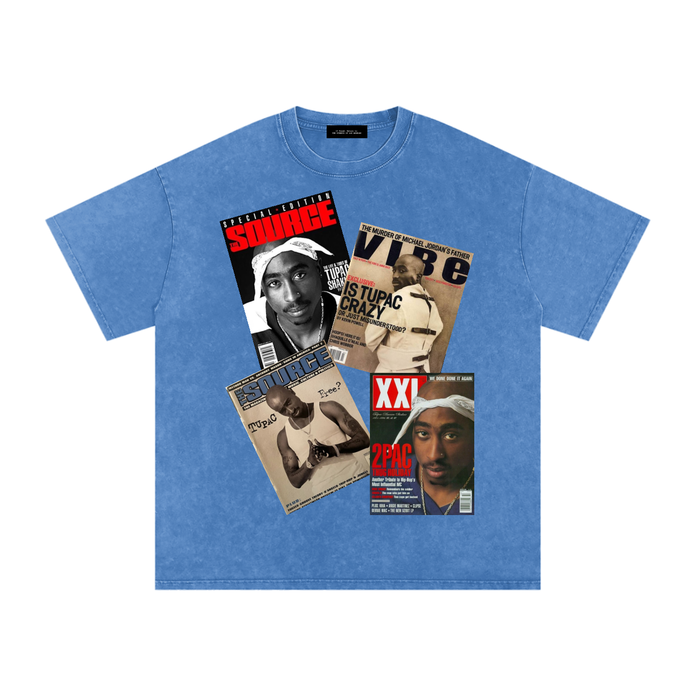 2pac Magazine Cover Oversized T-Shirt