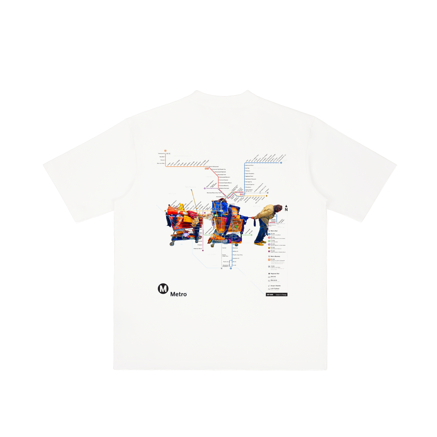 LA - Metro Vintage short sleeve T-shirt