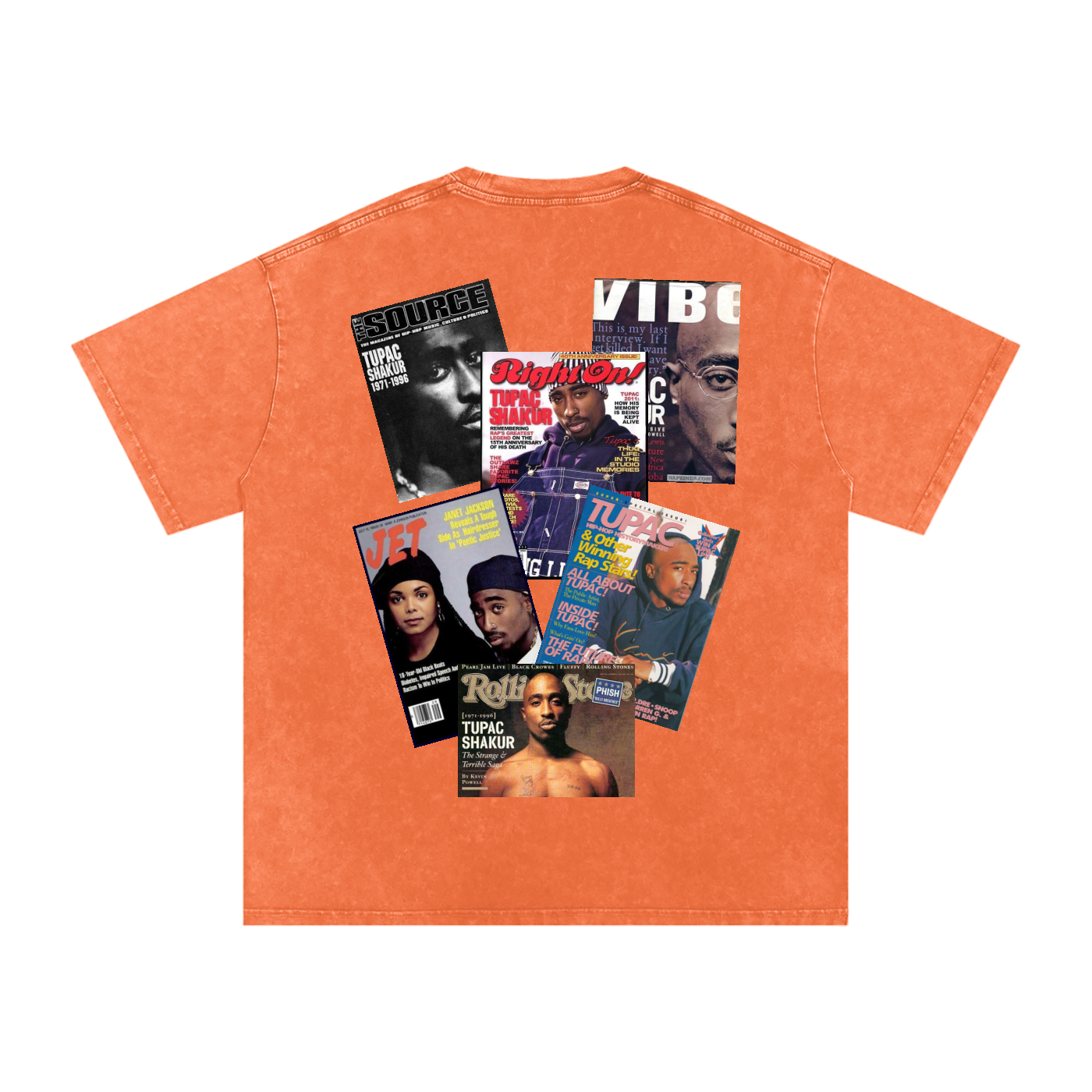 2pac Magazine Cover Oversized T-Shirt