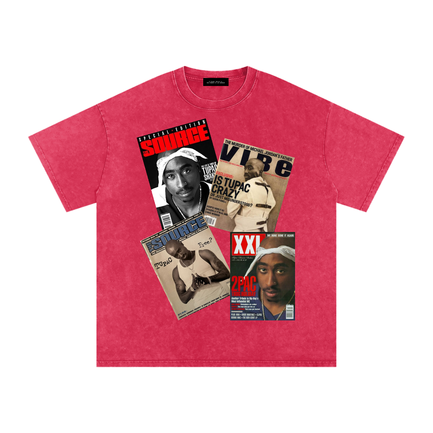 2pac Magazine Cover Oversized T-Shirt