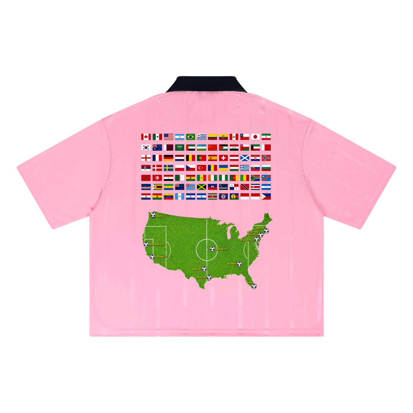 2026 World Cup Striped Boxy Soccer Jersey