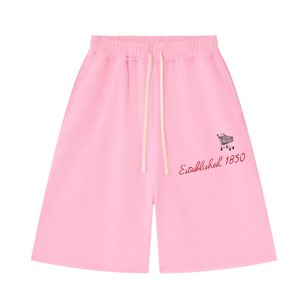 ESTABLISHED Heavyweight Raw Edge Shorts