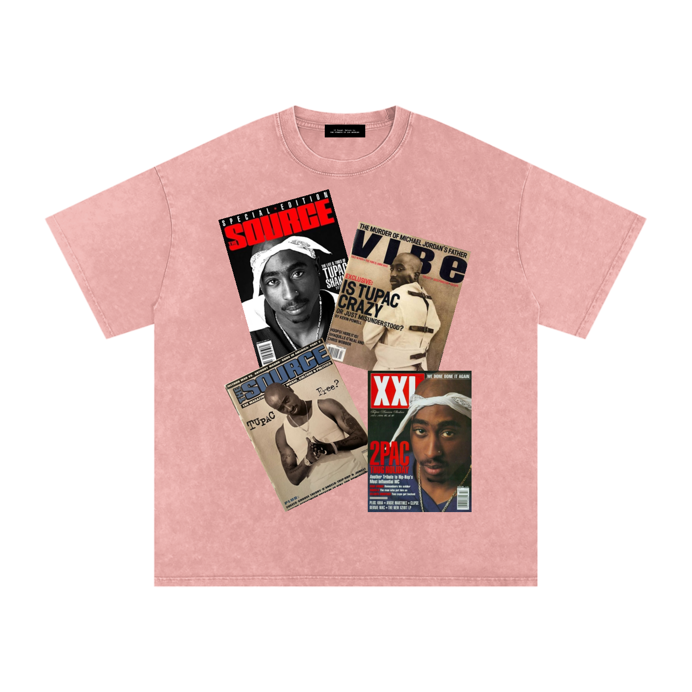 2pac Magazine Cover Oversized T-Shirt