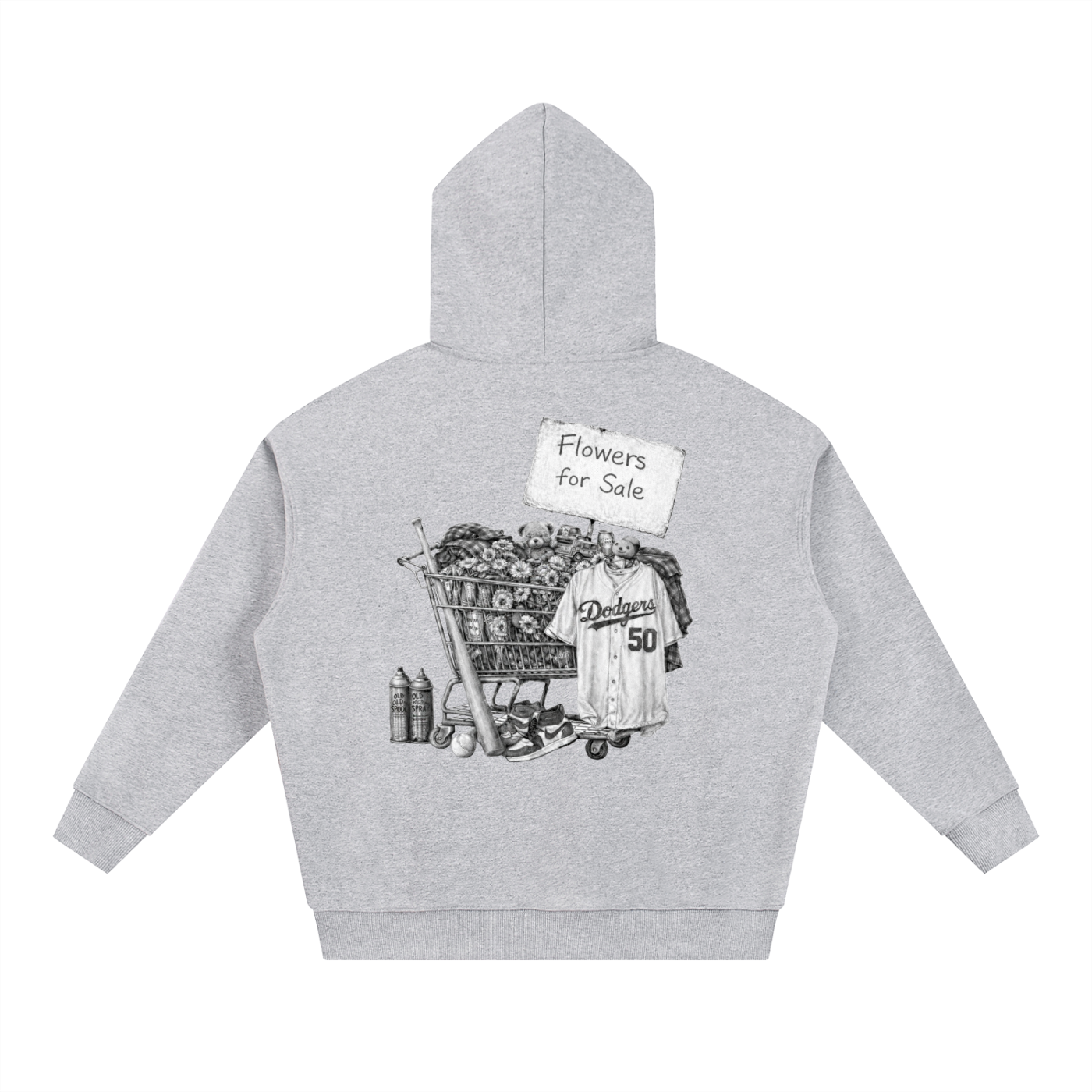 LA- flowers for sale- Essential Heavyweight Hoodie