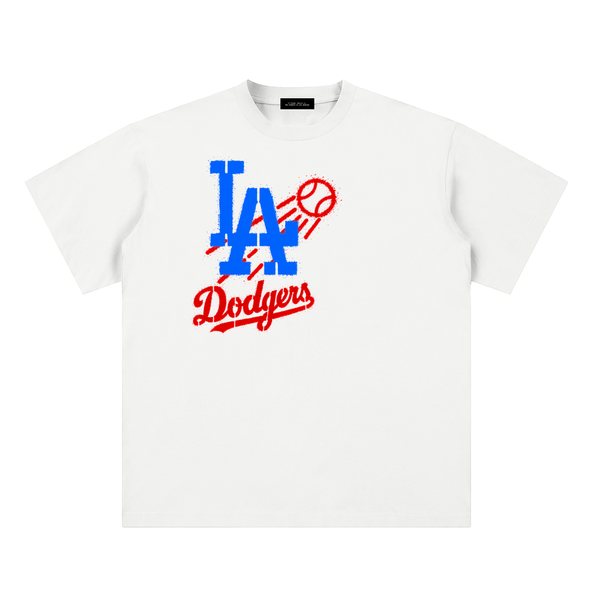 LA Dodgers World Series Years Sueded Cotton T-Shirt