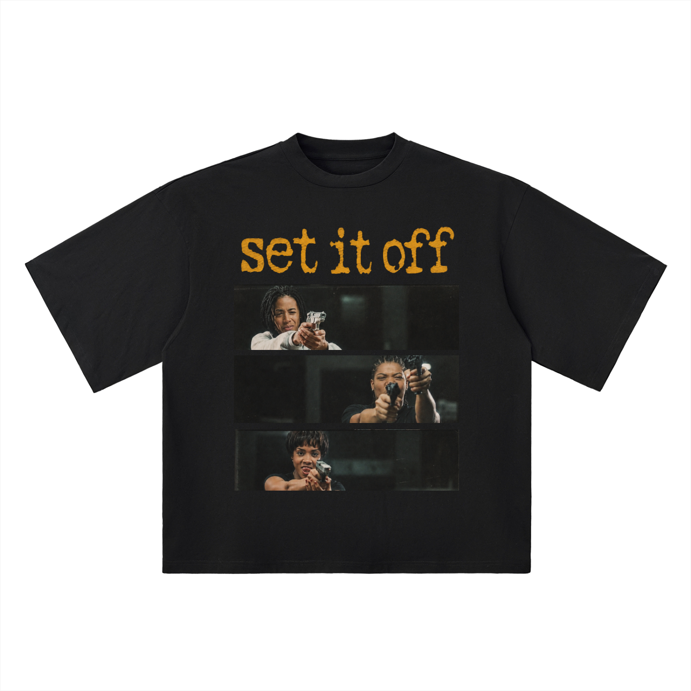 SET IT OFF 1996 -Oversized Drop Shoulder T-Shirt