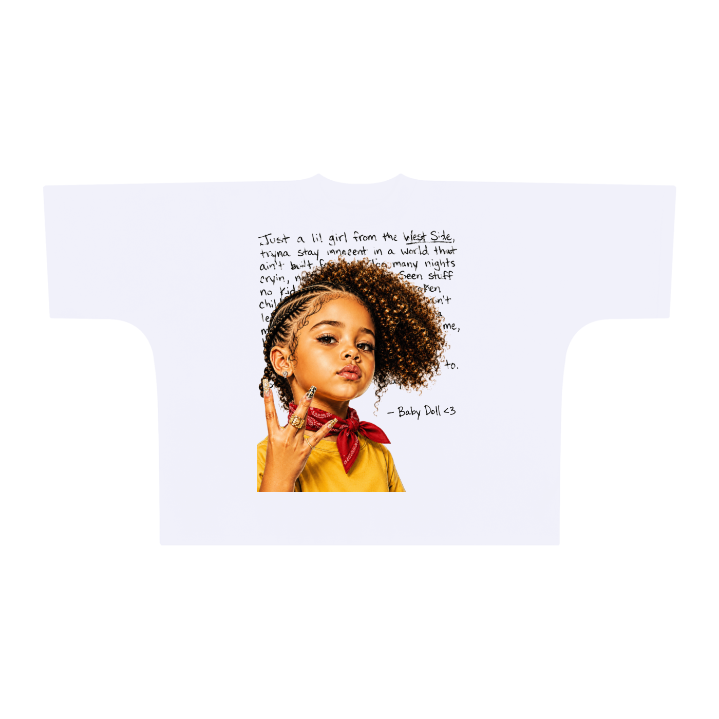 West Side “Baby Doll” Oversized Boxy T-Shirt