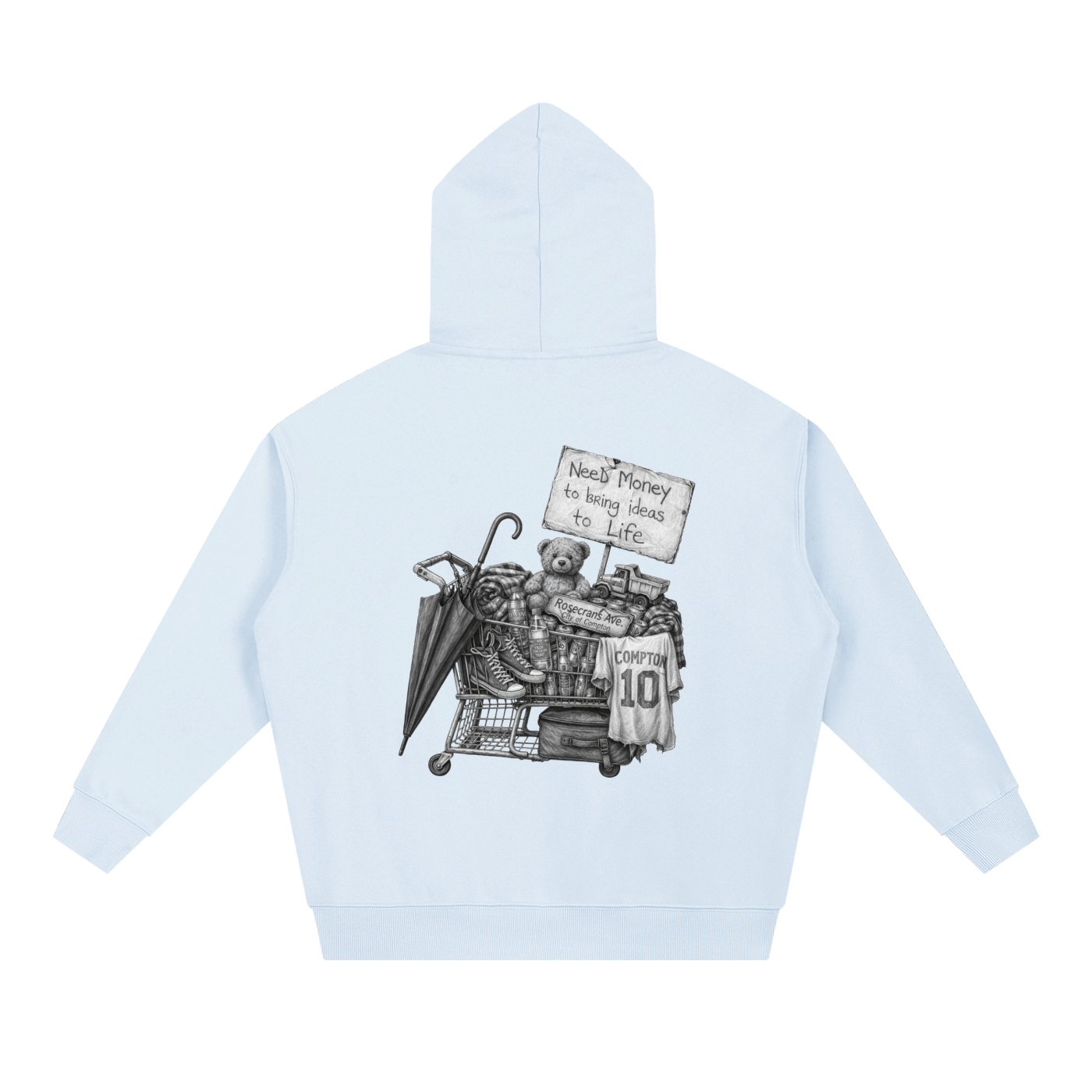 Compton ideas -Essential Heavyweight Hoodie