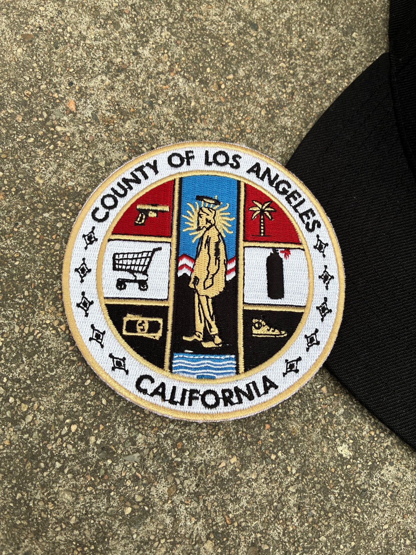 LA REP- SnapBack + BASKETS County Seal