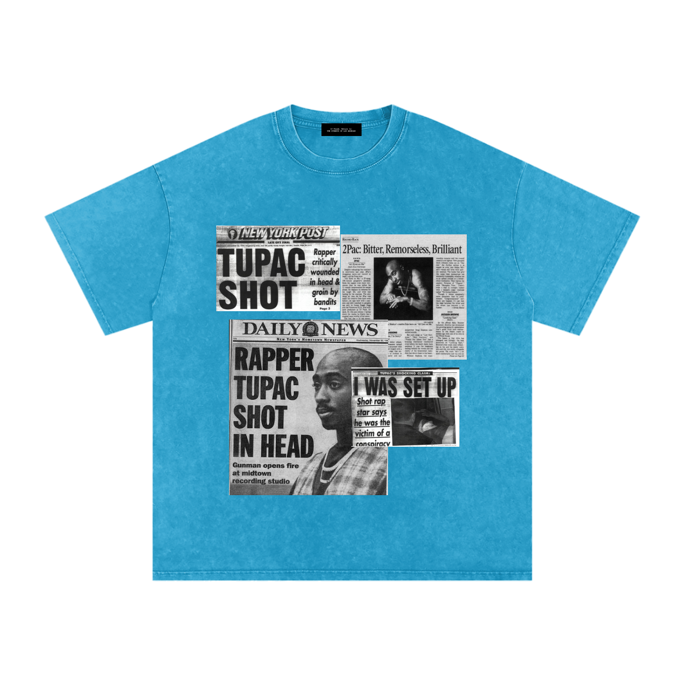 2pac Media Vintage Oversized T-Shirt