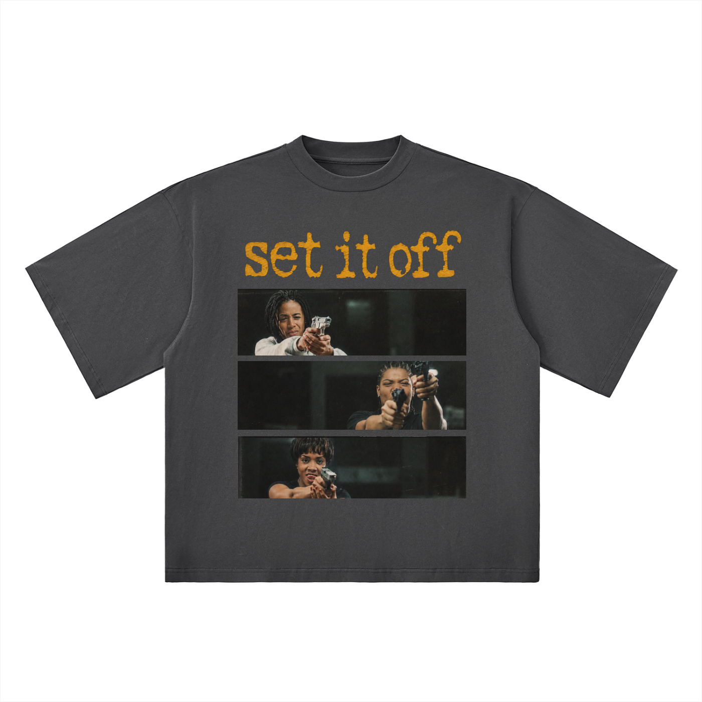 SET IT OFF 1996 -Oversized Drop Shoulder T-Shirt