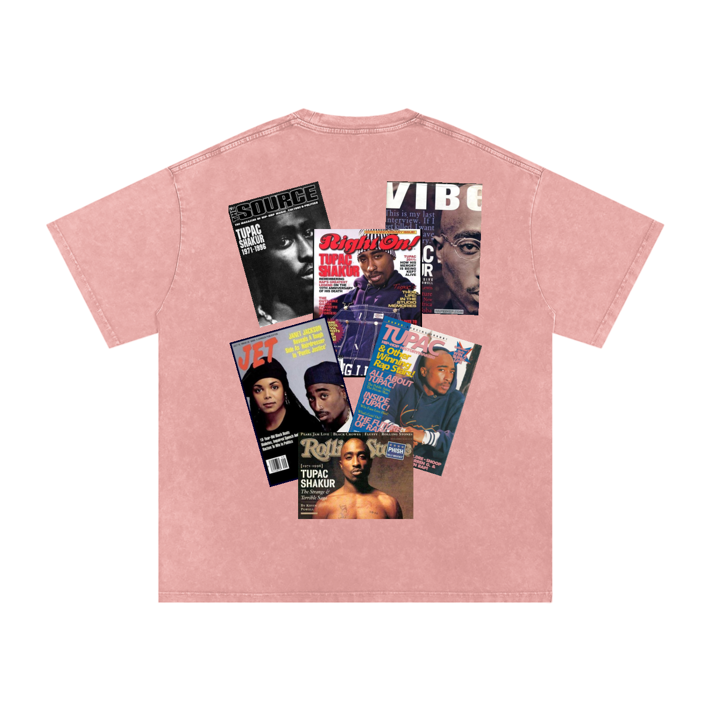 2pac Magazine Cover Oversized T-Shirt