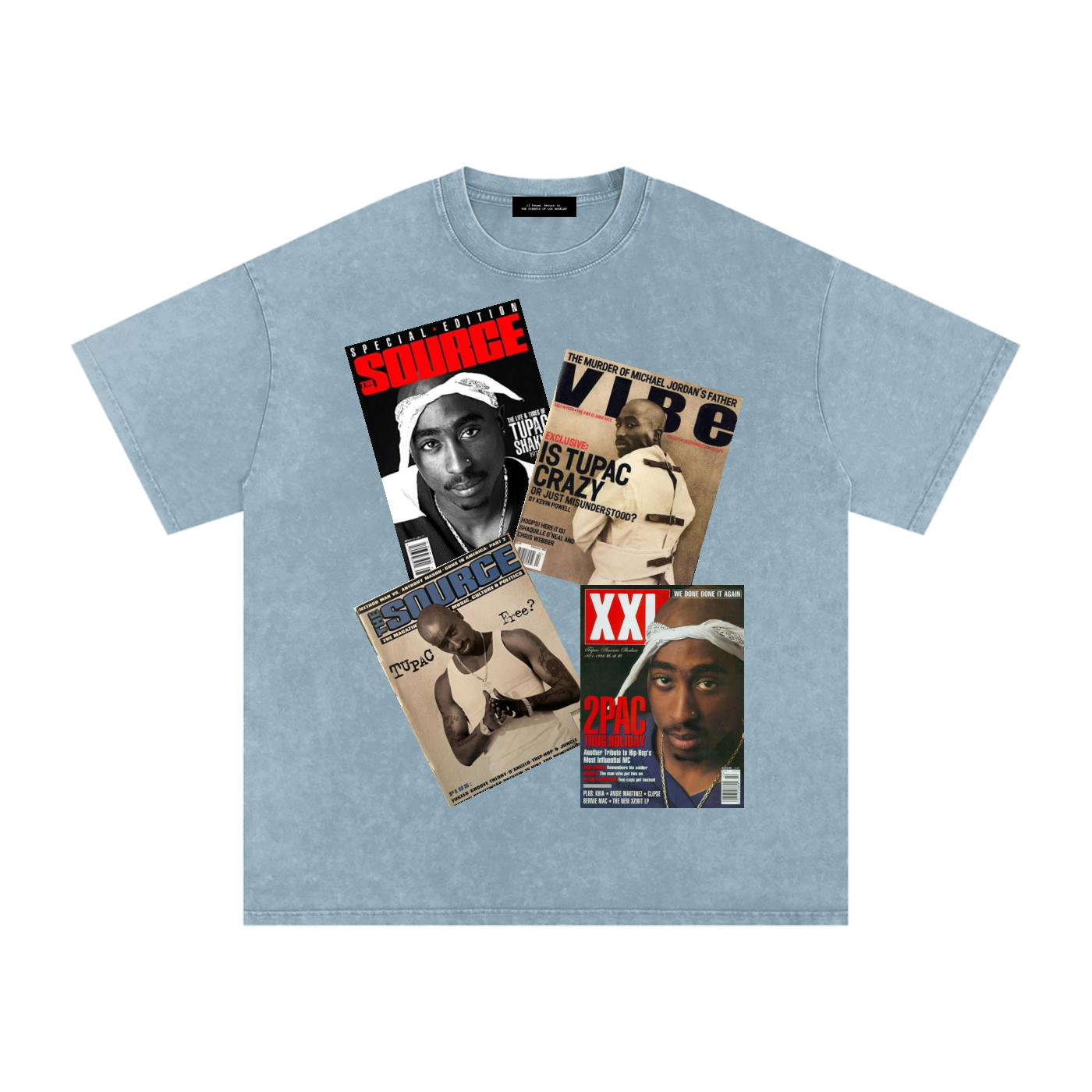 2pac Magazine Cover Oversized T-Shirt