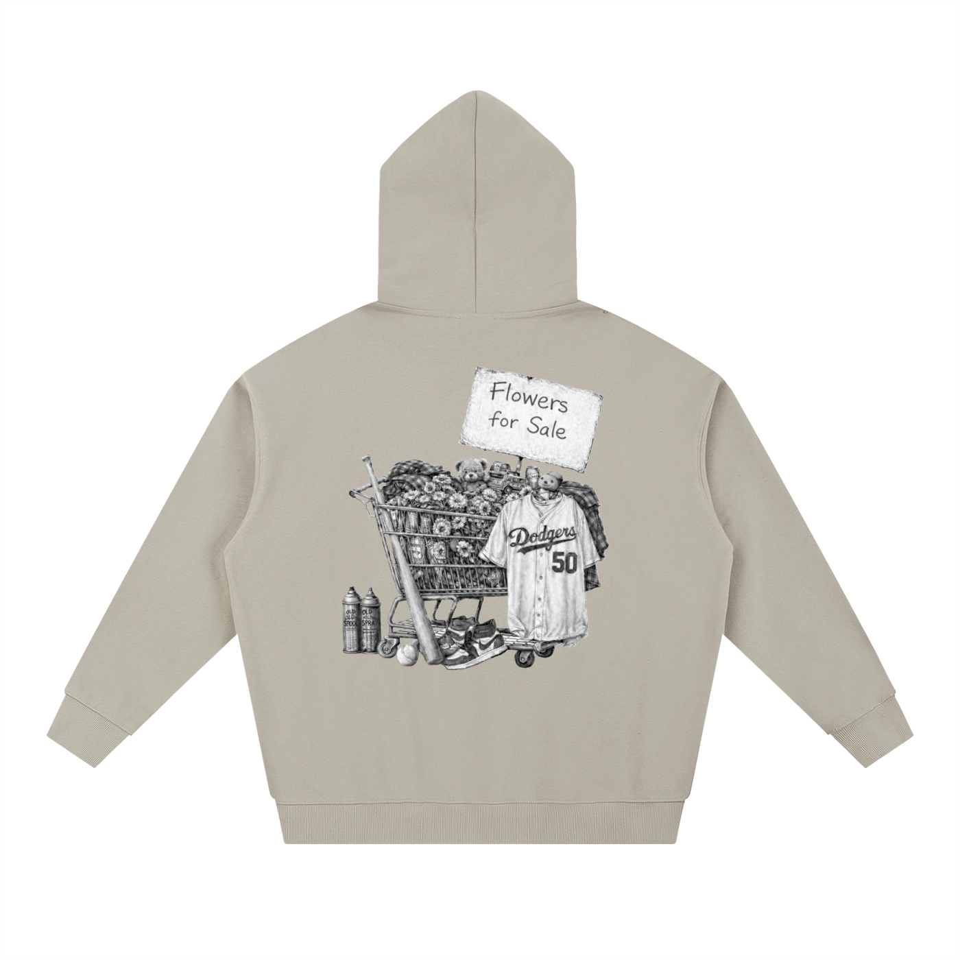 LA- flowers for sale- Essential Heavyweight Hoodie