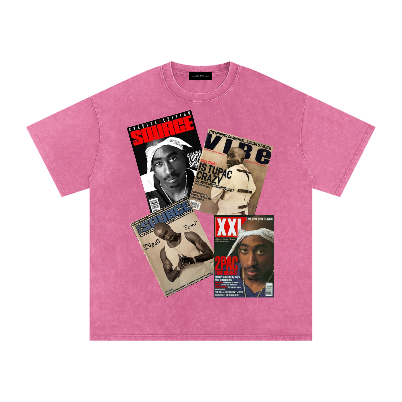 2pac Magazine Cover Oversized T-Shirt