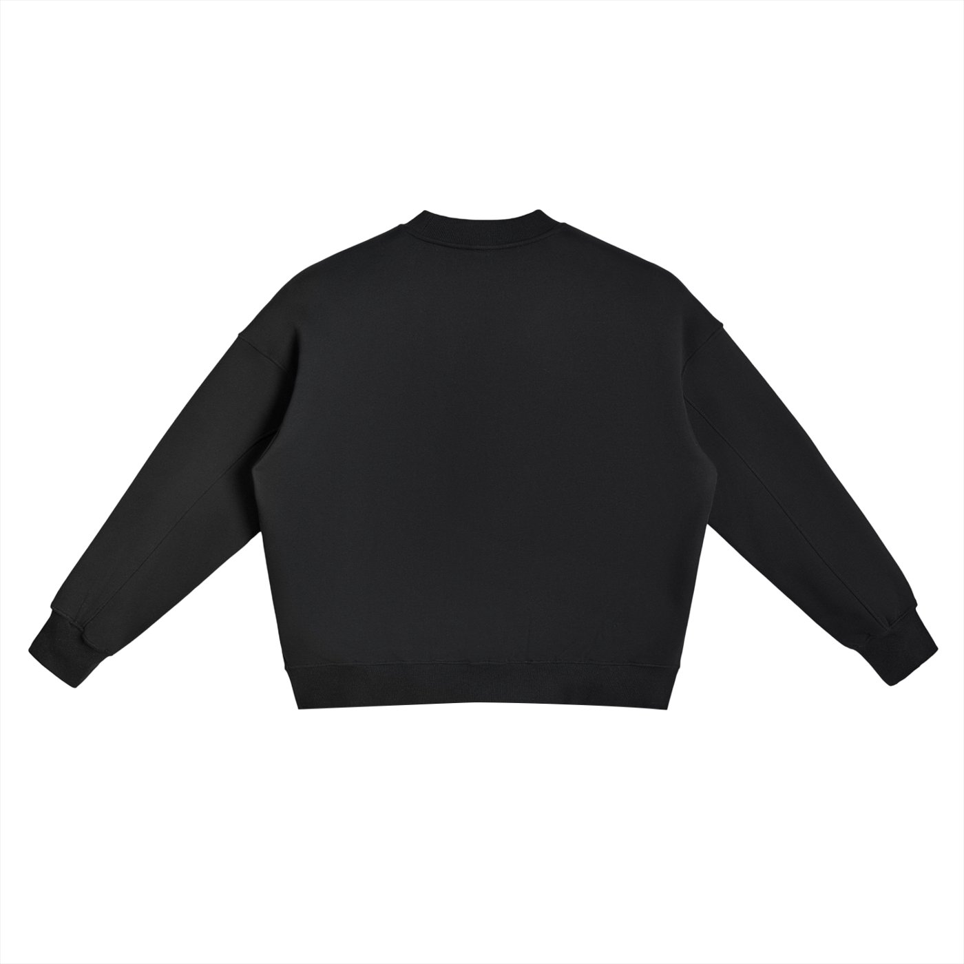 “Support the Hood” Fleece Side Slit Crewneck Sweatshirt