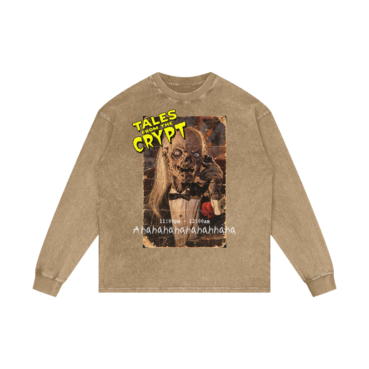 Tales from the Crypt Acid Wash Long Sleeve T-Shirt