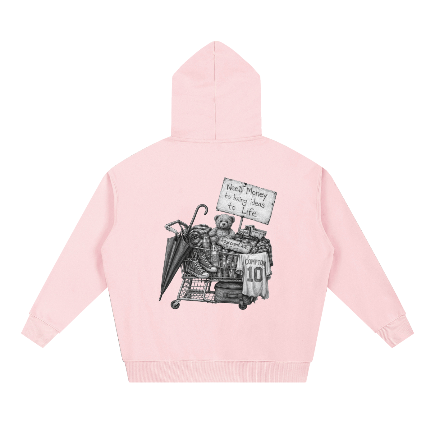Compton ideas -Essential Heavyweight Hoodie