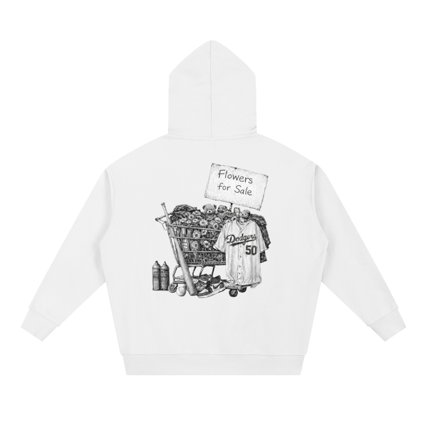 LA- flowers for sale- Essential Heavyweight Hoodie