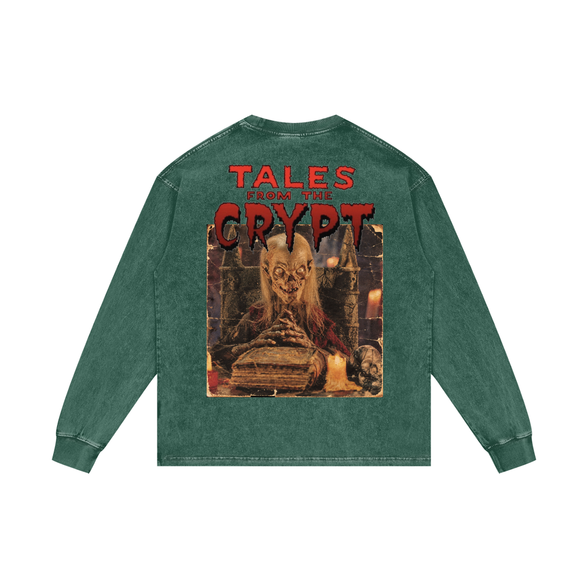 Tales from the Crypt Acid Wash Long Sleeve T-Shirt