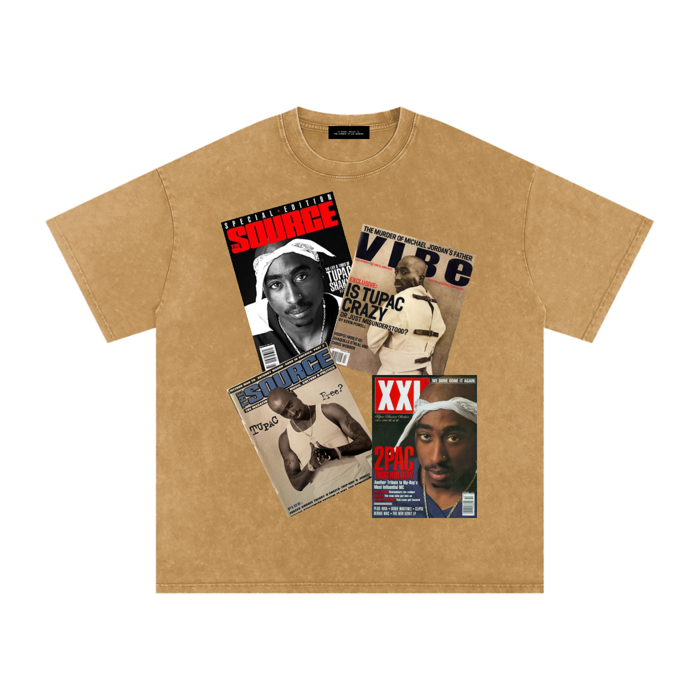 2pac Magazine Cover Oversized T-Shirt