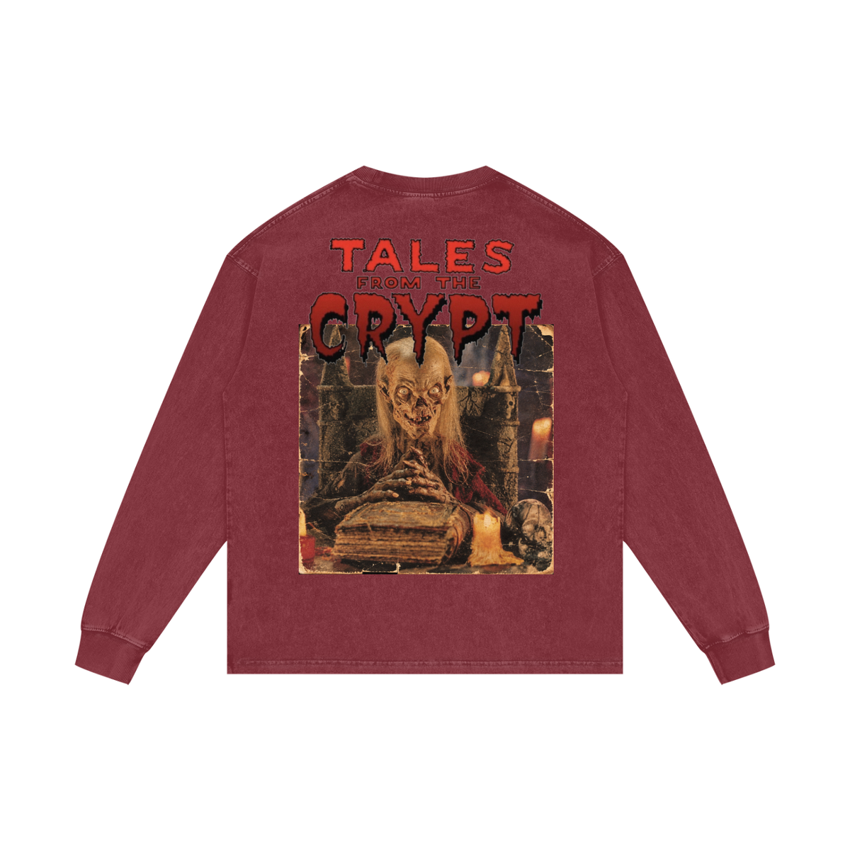 Tales from the Crypt Acid Wash Long Sleeve T-Shirt