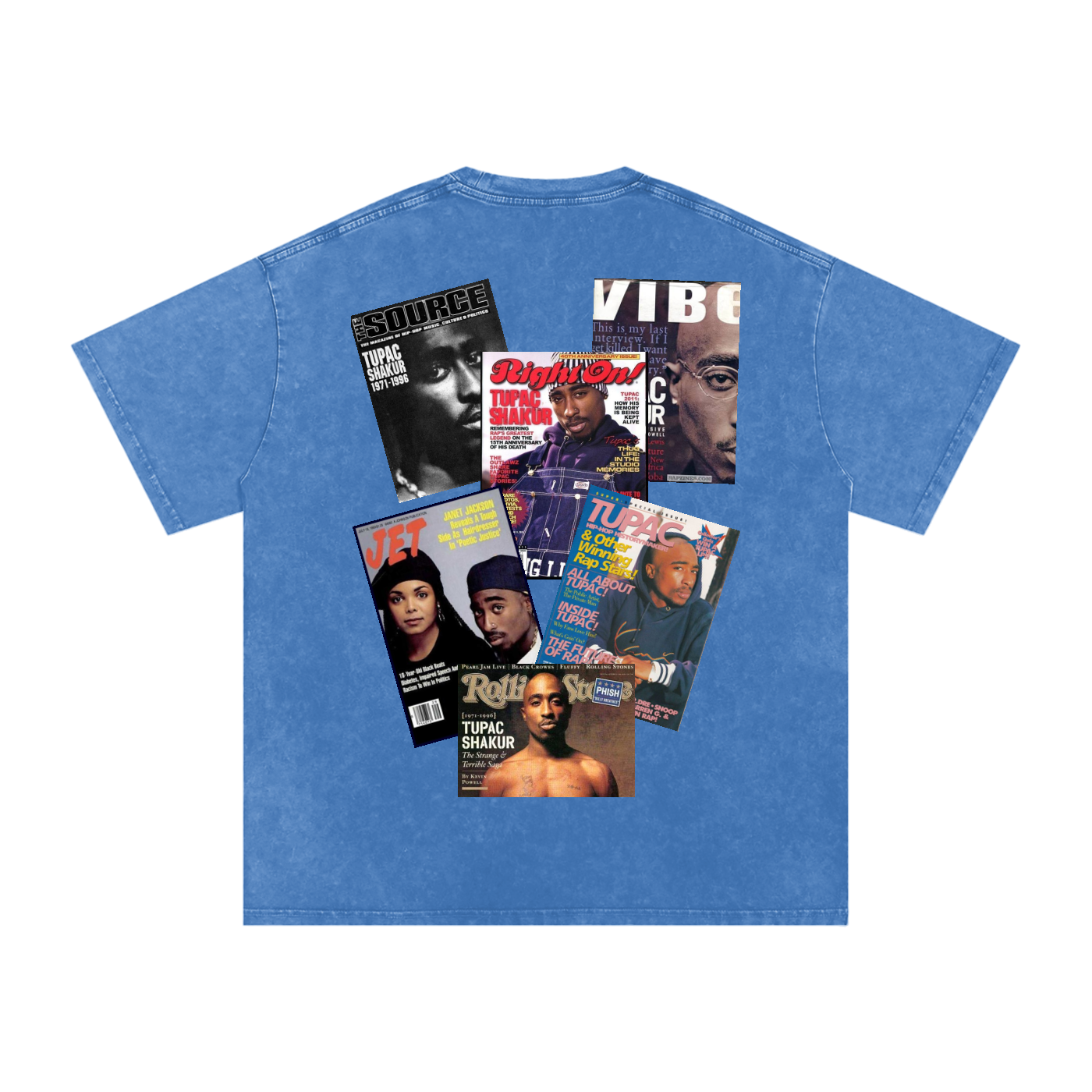 2pac Magazine Cover Oversized T-Shirt