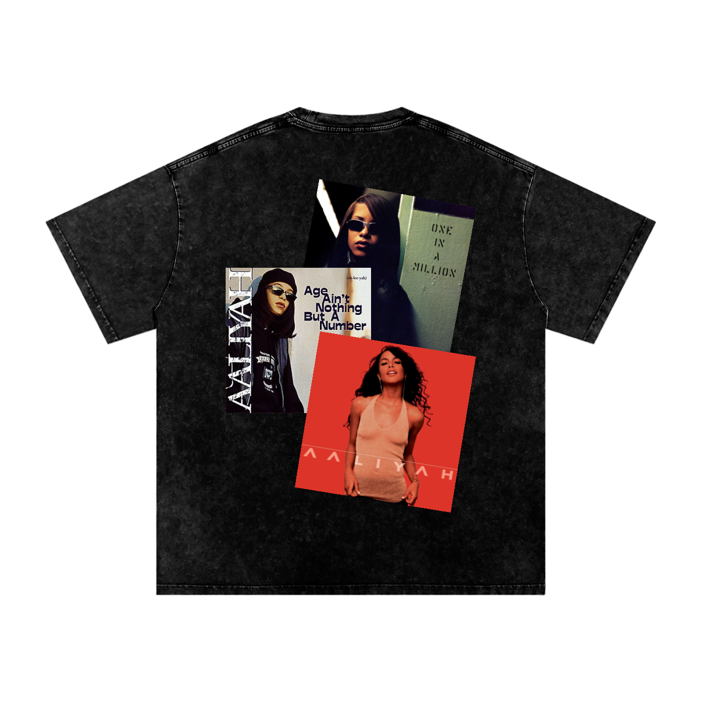 Aaliyah SONG cover vintage Cotton T-Shirt