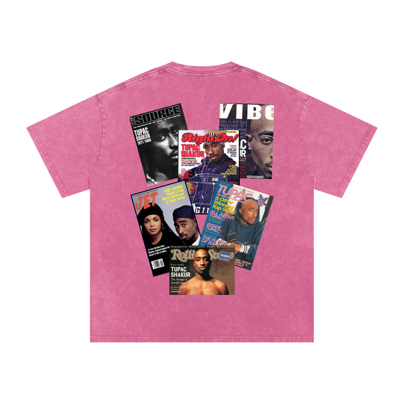 2pac Magazine Cover Oversized T-Shirt